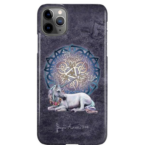 Celtic Unicorn by Brigid Ashwood iPhone Cases